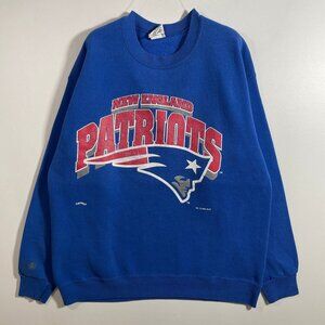 Vintage New England Patriots Football Sweatshirt 90s NFL Patriots Crewneck Shirt